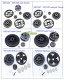 Metal Clutch Bell and 58T/16T and 55T/19T Metal Gear Set Fit for 1/5 HPI ROVAN KM BAJA 5B 5T 5SC For Radio controlled toy Car/Boat/Airplane and replacement parts therefor