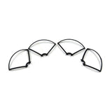 FLMLF Plastic loss protection ring 4pcs for Flytec T18 Racing Drone fan protection frame