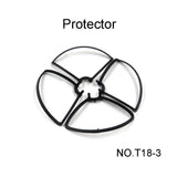 FLMLF Plastic loss protection ring 4pcs for Flytec T18 Racing Drone fan protection frame